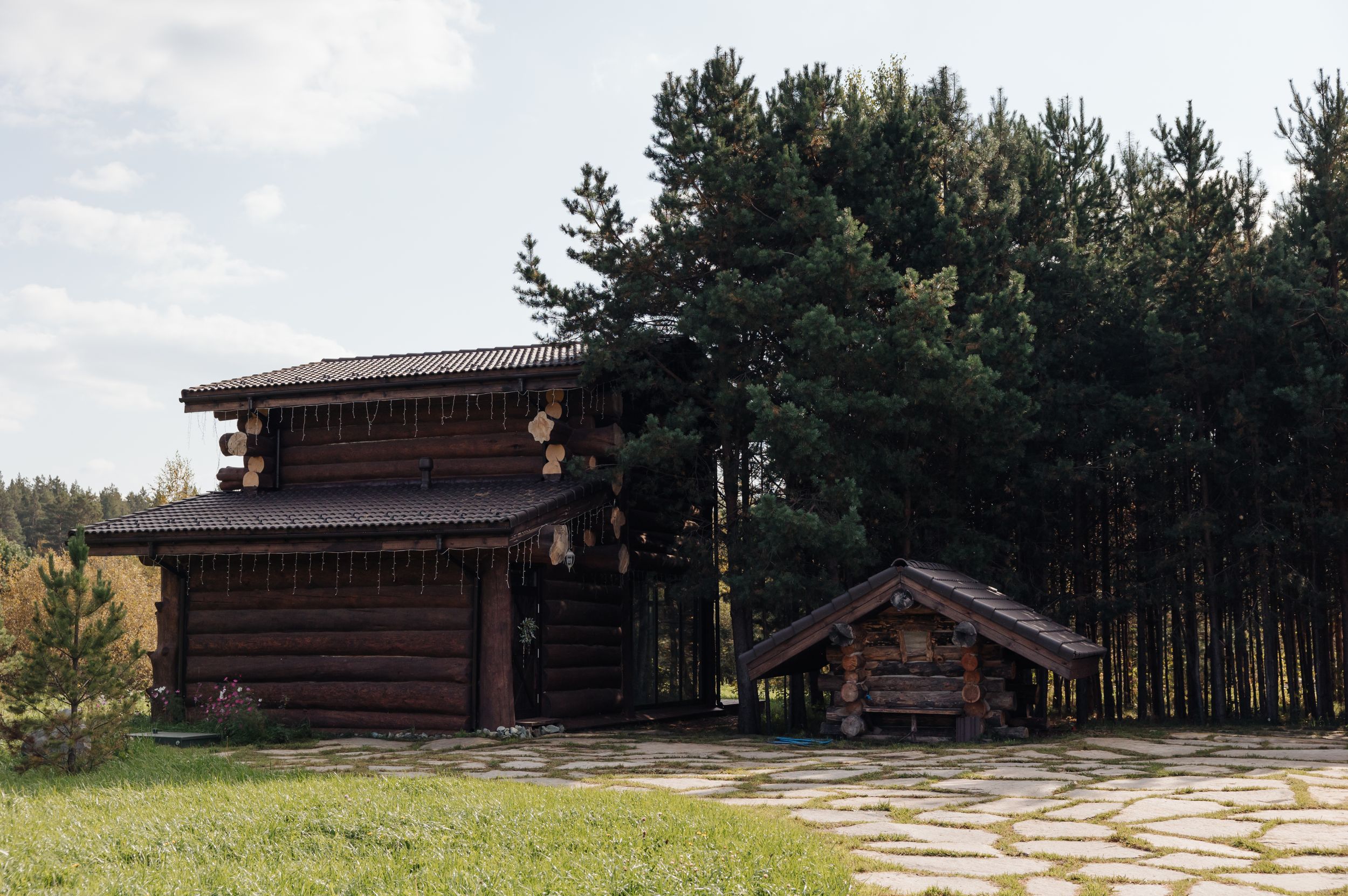Сруб и дом, кадр 04
